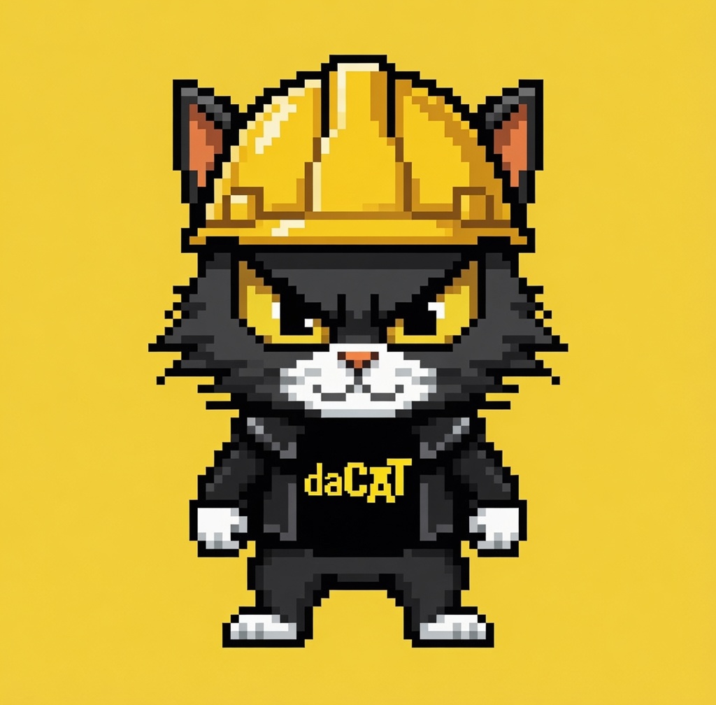 Master Builder Hard Hat — HATS n’ daCATs #004