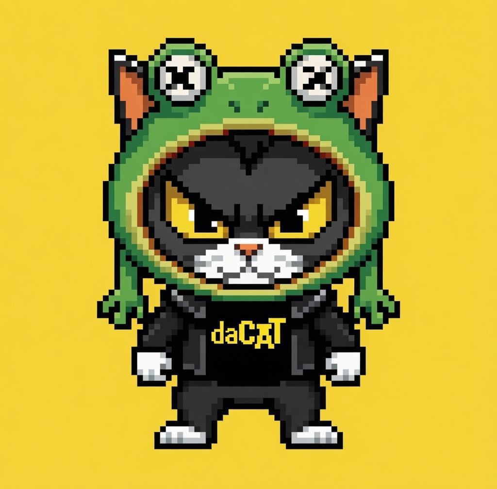 Frog Hunter Hood — HATS n’ daCATs #006