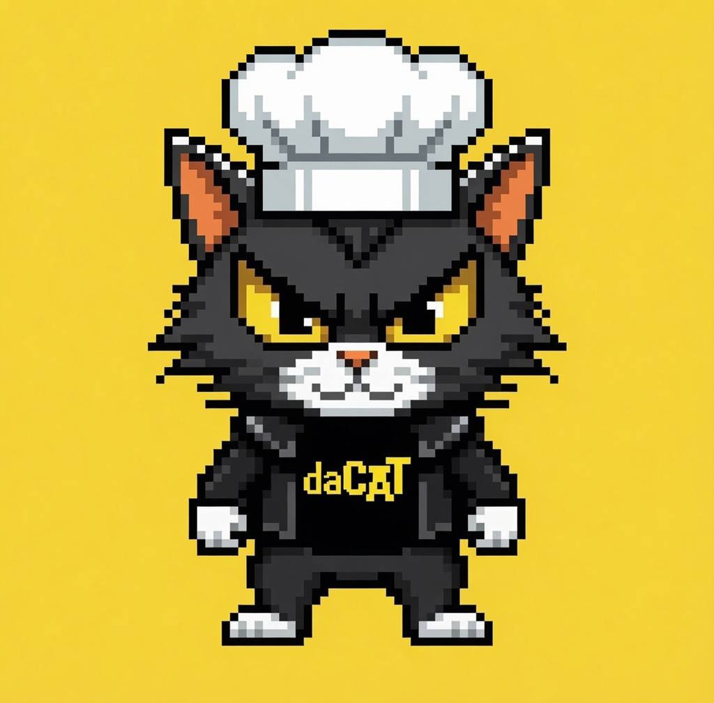 Executive Chef Hat — HATS n’ daCATs #008