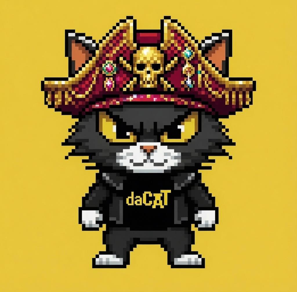 Treasure King Pirate Hat — HATS n’ daCATs #019